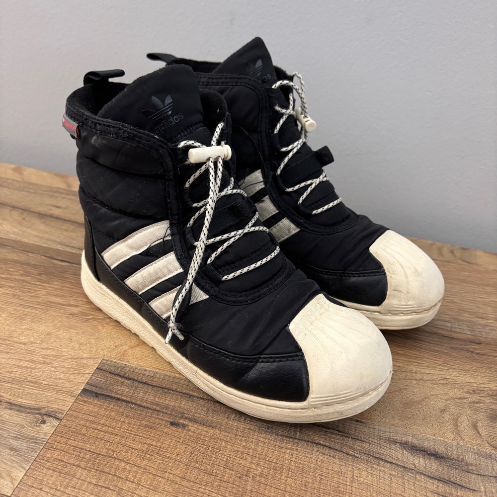 Adidas Originals Superstar 360 2.0 Boots Black Ecru Little Kids